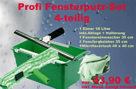 Fensterputz-Set | Fensterreinigungs-Kit